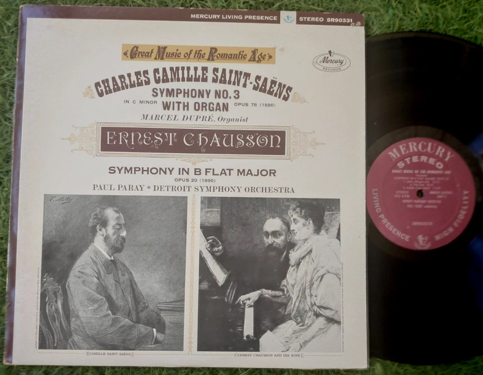 Saint-Saens Symphony #3 / Chausson Symphony Paray SR90331 LP EX/EX - Image 1 of 1