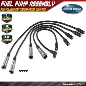 5x Spark Plug Wire Sets for Volkswagen Transporter 1985 Vanagon 84-91 1.9L 2.1L - Picture 1 of 9