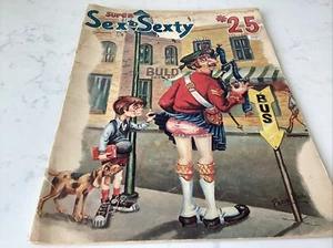 Vintage Pierre Davis Super Sex To Sexty #25 Adult Humor Comic 1972 Cartoons - Picture 1 of 9