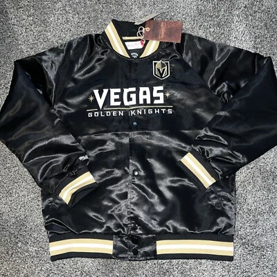 Mitchell & Ness Vegas Golden Knights атласный Bomber куртка молодежный размер M новый - Изображение 1 из 4