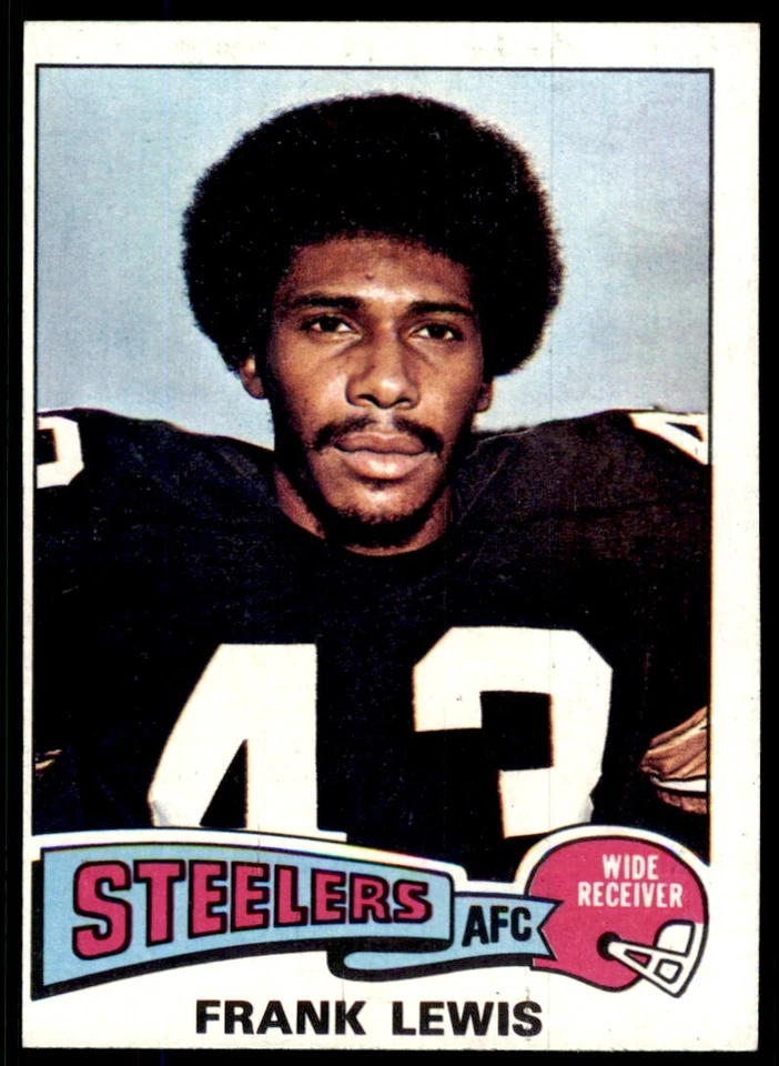 1975 Topps Frank Lewis Pittsburgh Steelers #71 - Image 1 of 2