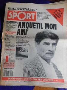 20 11 1987 rare Journal LE SPORT RAYMOND POULIDOR HOMMAGE DE POULIDOR - Picture 1 of 3