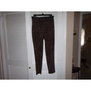 New Directions Petites leopard print pull on pants 8P EUC NO flaws at all Worn 1 - Picture 1 of 3