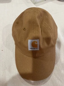 Carhartt Duck Brown Cap Child Youth Canvas Hat Adjustable Strap  #AH8900 - Picture 1 of 6