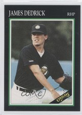 1991 Carlith Printing Kane County Cougars James Dedrick #18