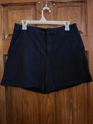Shorts femininos Cremieux azul marinho tamanho 10 - Imagem 1 de 4