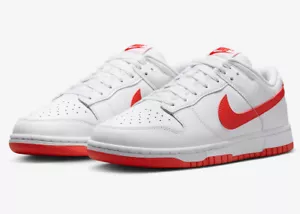 Zapatillas Nike Dunk Low White Picante Red 48.5 US 14 DV0831-103 Blanco Rojo - Imagen 1 de 8