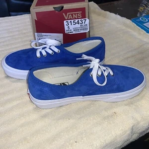 Vans Authentic Pig Suede Princess Blue Größe US 5 Herren 6,5 Damen - Bild 1 von 6