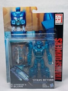 Transformers Titans Return BLURR with HYPERFIRE Deluxe Class Generations