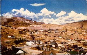 Postal Vista Aérea Lisiada Creek Distrito Minero de Oro Victor Colorado CO 3670 - Imagen 1 de 2