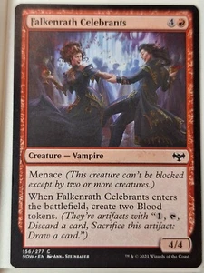 Falkenrath Celebrants - Innistrad: Crimson Vow - Magic The Gathering Magic The Gathering ¡Bonito! - Imagen 1 de 2