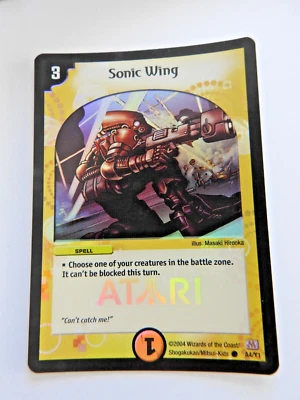 CARTE DUEL MASTERS A4/Y1 - Sonic Wing ATARI PROMO FOIL - Photo 1/2