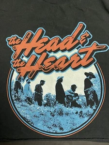 The Head And The Heart Signs Of Light Tour '16 CREW Shirt Crop Vintage Style B32 - Picture 1 of 5