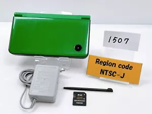 DSi XL Green Nintendo Console UTL-001 NTSC-J Japanese ver tested from Japan - Picture 1 of 21