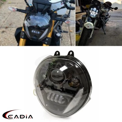 LED Headlight High Low Beam &DRL For 2014-17 Ducati Monster 821 1200 1200R 1200S - Image 1 of 4