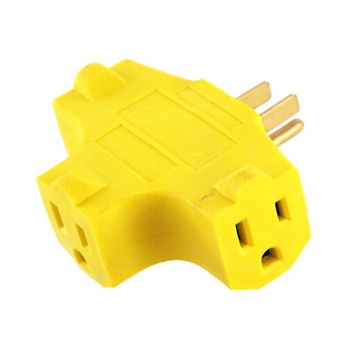 Grounded Tri-Tap Plug (Color Varies) 784567575422| eBay