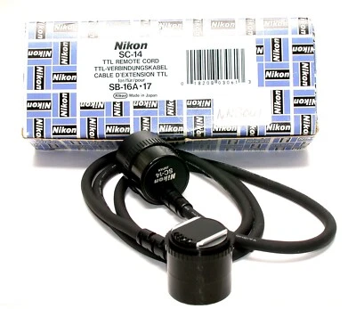 Nikon SC-14 TTL Remote Cord for Nikon F3, F3 HP Cameras - Excellent Condition - Image 1 of 4