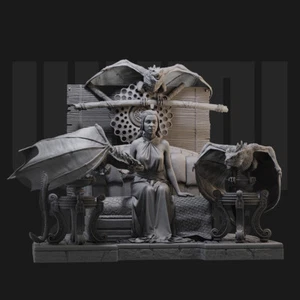 Daenerys Targaryen 3D Printing Unassembled Unpainted Model Kits Resin Garage Kit - Picture 1 of 3