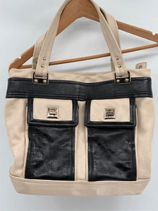 Bolso de Mano Kate Spade Sullivan Street Blakey Off White Cuero Negro Dinero Antiguo - Imagen 1 de 12