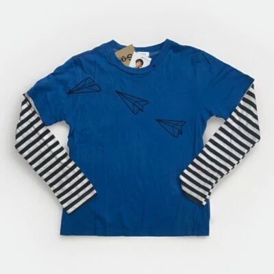 NWT Joah Love Boys Plane Layered Top Shirt Sz 8 - Image 1 of 4