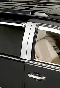 Chrome Decorative Pillar Post Trim Fits 2008-2014 Chrysler Town & Country 6 Pce. - Picture 1 of 1