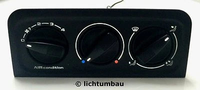 VW Golf 3 Heizungsregler KLIMA Lüftung BLAU WEISS ROT inkl. warm / kalt Punkte - Bild 1 von 4