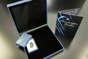 DARIMANA - Geschenkset "Sternschnuppe" - Echter Meteorit ! - Bild 1 von 7
