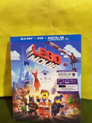The Lego Movie (Blu-ray, DVD,  Ultraviolet 2014) New/Sealed/Fun - Image 1 of 4