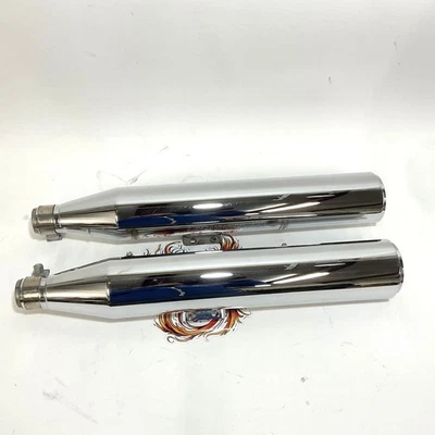 Genuine Harley-Davidson 2018 Up Fat Boy Breakout Mufflers 65400381 64900458 - Image 1 of 4