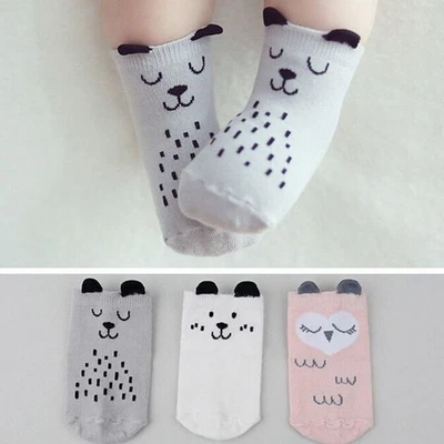 Cute Baby Socks Boy Girl Cartoon Cotton Socks NewBorn Infant Toddler Socks_N SU - Image 1 of 2
