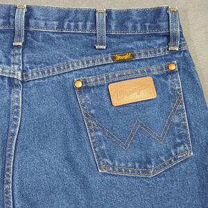 Wrangler Jeans Men's 37x30 Fits 36x29 Blue 1013MWZ Cowboy Cut Western Denim - Picture 1 of 10