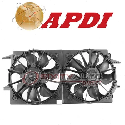 APDI Dual Radiator & Condenser Fan Assembly for 1997-2003 Chevrolet Malibu - yd Foto 1 de 4