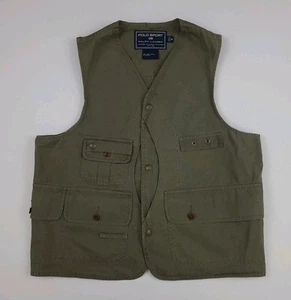 Vintage Polo Sport Ralph Lauren Sportsman Beige Utility Weste M Rare Country RL - Bild 1 von 12