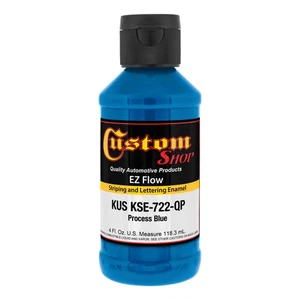 Custom Shop KSE722-QP Process Blue - EZ Flow Striping & Lettering Enamel - Picture 1 of 5