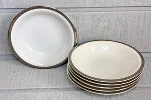 Rosenthal Continental Nobility Platinum (6) 5 1/4" Dessertschalen #3368 ~ Germany - Bild 1 von 5