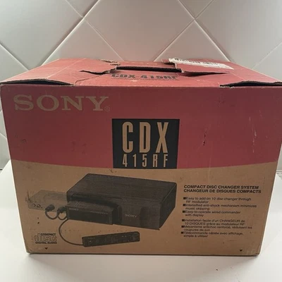 Car Sony 10 CD Changer CDX-415RF With Controller Brand New Never Used - Image 1 of 4