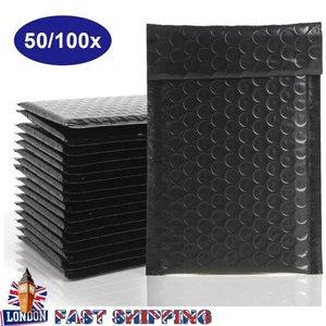 50/100x Waterproof Strong Bubble Padded Mailing Bag Postal Self Seal Jiffy Bags - Picture 1 of 13