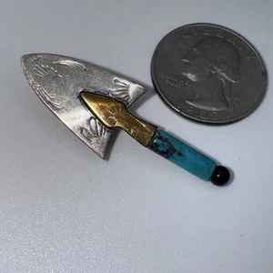 Vintage Sterling Garten Kelle Pin - Bild 1 von 5