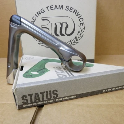 New-Old-Stock 3T Status Quill Stem w/Gray Finish (25.8 / 26.0 mm clamp x 140 mm) - Image 1 of 4