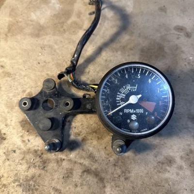 Suzuki T250 T 250 Tach Tachometer Gauge Bracket  1970 1971  - Image 1 of 4