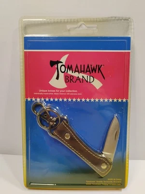 "Navaja de Bolsillo Plegable Marca Tomahawk Hoja de 2.5"" Acero Inoxidable Nueva de Lote Antiguo Sellada" Foto 1 de 4