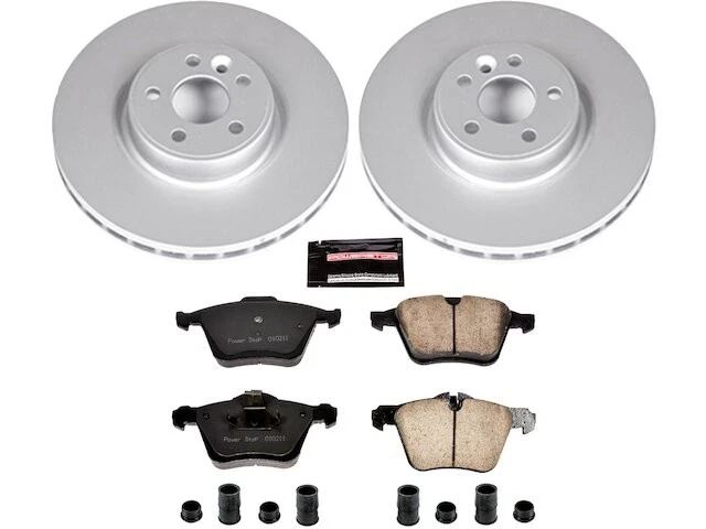 Pastilha de freio dianteiro e kit de rotor para 2007-2014 Volvo S80 2008 2009 2010 JV692BJ - Imagem 1 de 1