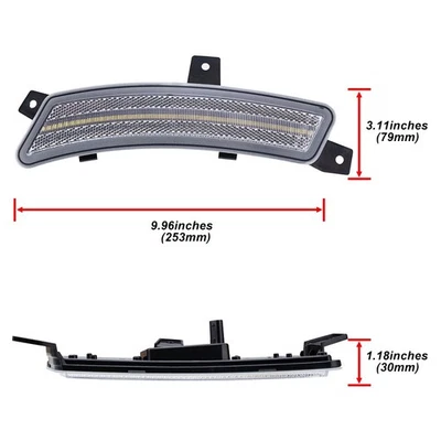 Белый светодиодный габаритный фонарь на передний бампер для 2025+ GMC Yukon XL | 84855907 - Изображение 1 из 4