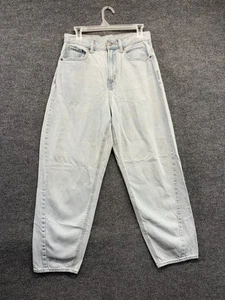 Old Navy Jeans Damen 10 Extra Hi-Rise Balloon Baggy Light Wash Denim Hose - Bild 1 von 10