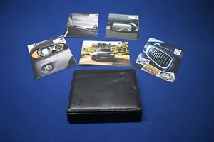 11-13 BMW E70 X5 Owners Manual Booklet Information Guide Set Case Leather OEM - Bild 1 von 12
