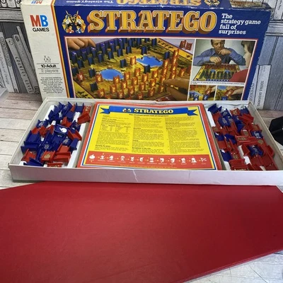 Stratego Board Game MB Games 1981 Vintage Strategy Game Complete - Image 1 of 4