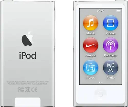 Apple iPod nano 7G 16GB silber [2015] - Bild 1 von 1