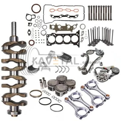 2TR-FE 2.7L Engine Piston Gasket Timing Kit Crankshaft Conrods For Toyota Tacoma - Image 1 of 4