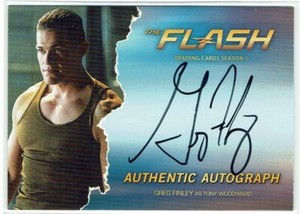 The Flash Season 1 Autograph Card GF1 Greg Finley as Tony Woodward Auto