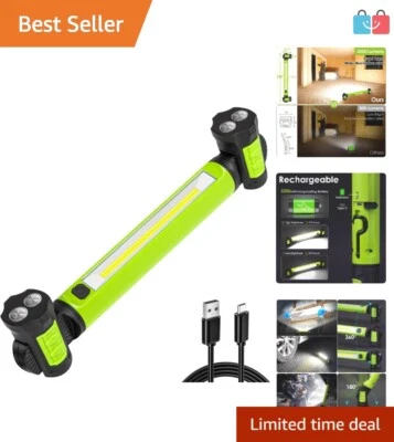 Bright 2500LM Cordless Magnetic Work Light - Perfect for Car Repair & More - Image 1 of 4